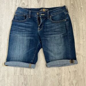2/$20 Lucky Brand Women's Dark Blue Jean Shorts
